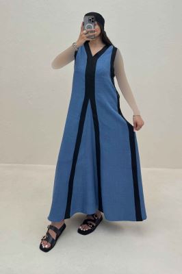 پیراهن شانتون دورنگ هارمونی