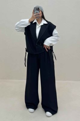 ست وست و شلوار مازراتی کجراه پایین گت دار