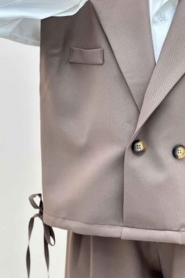 ست وست و شلوار مازراتی کجراه پایین گت دار