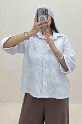 شومیز NR زارا طرح برگ 