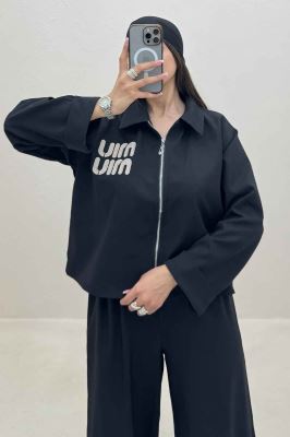 ست کت و شلوار زیپی میو میو