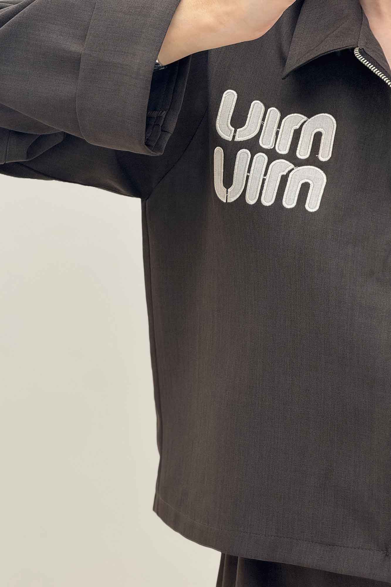 ست کت و شلوار زیپی میو میو