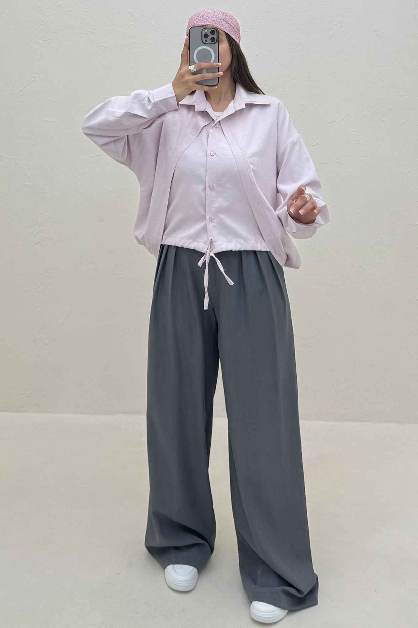 شومیز مانتویی لاریسا مدل دومیس