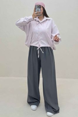 شومیز مانتویی لاریسا مدل دومیس