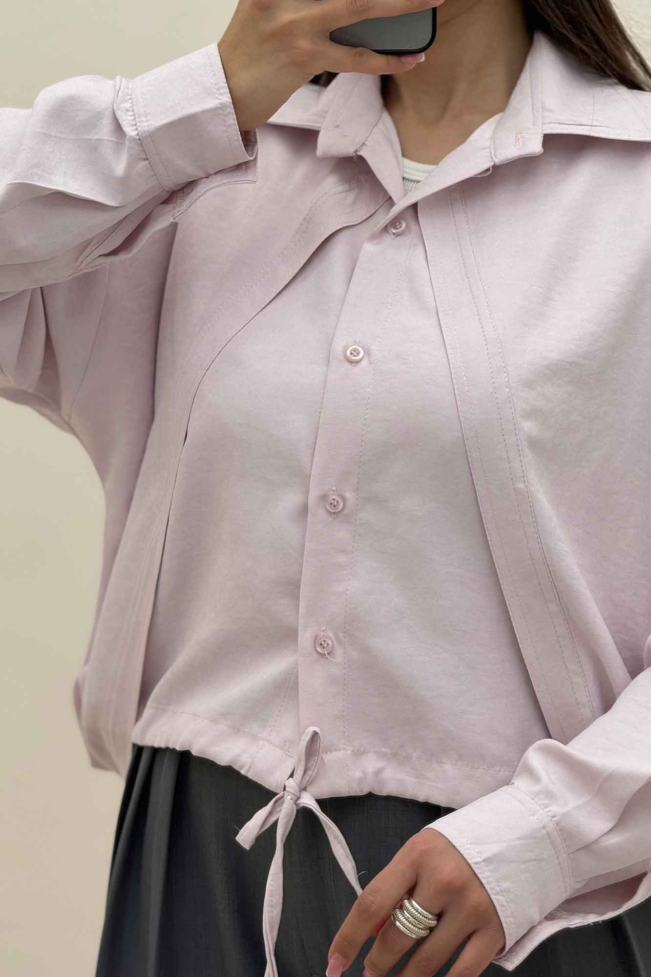 شومیز مانتویی لاریسا مدل دومیس