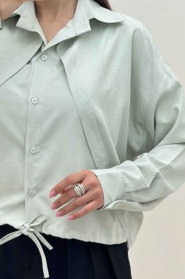 شومیز مانتویی لاریسا مدل دومیس