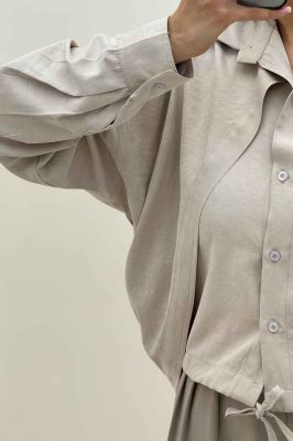 شومیز مانتویی لاریسا مدل دومیس