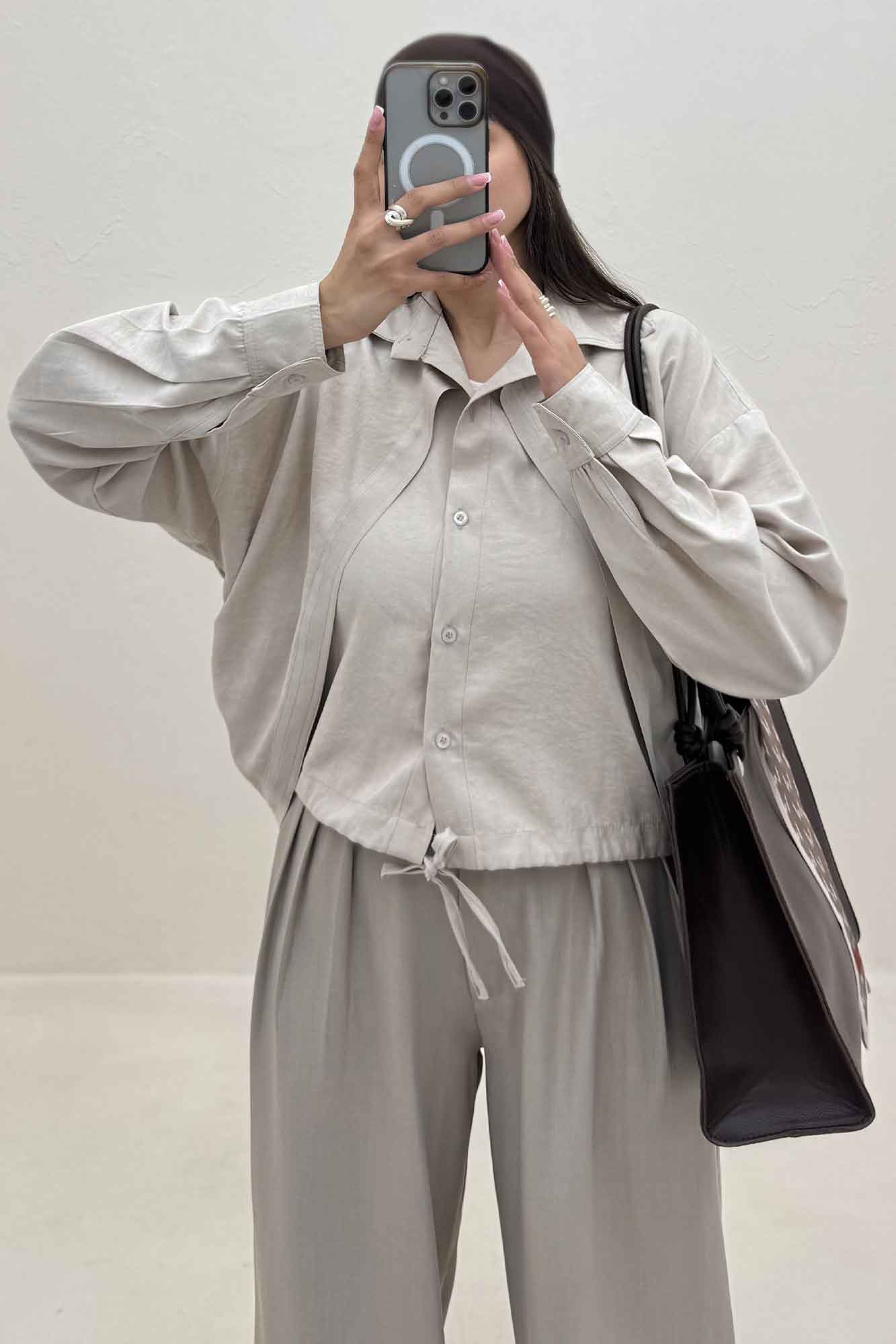 شومیز مانتویی لاریسا مدل دومیس