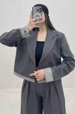 ست کت و شلوار بزیاق مچ دوتیکه لیوا