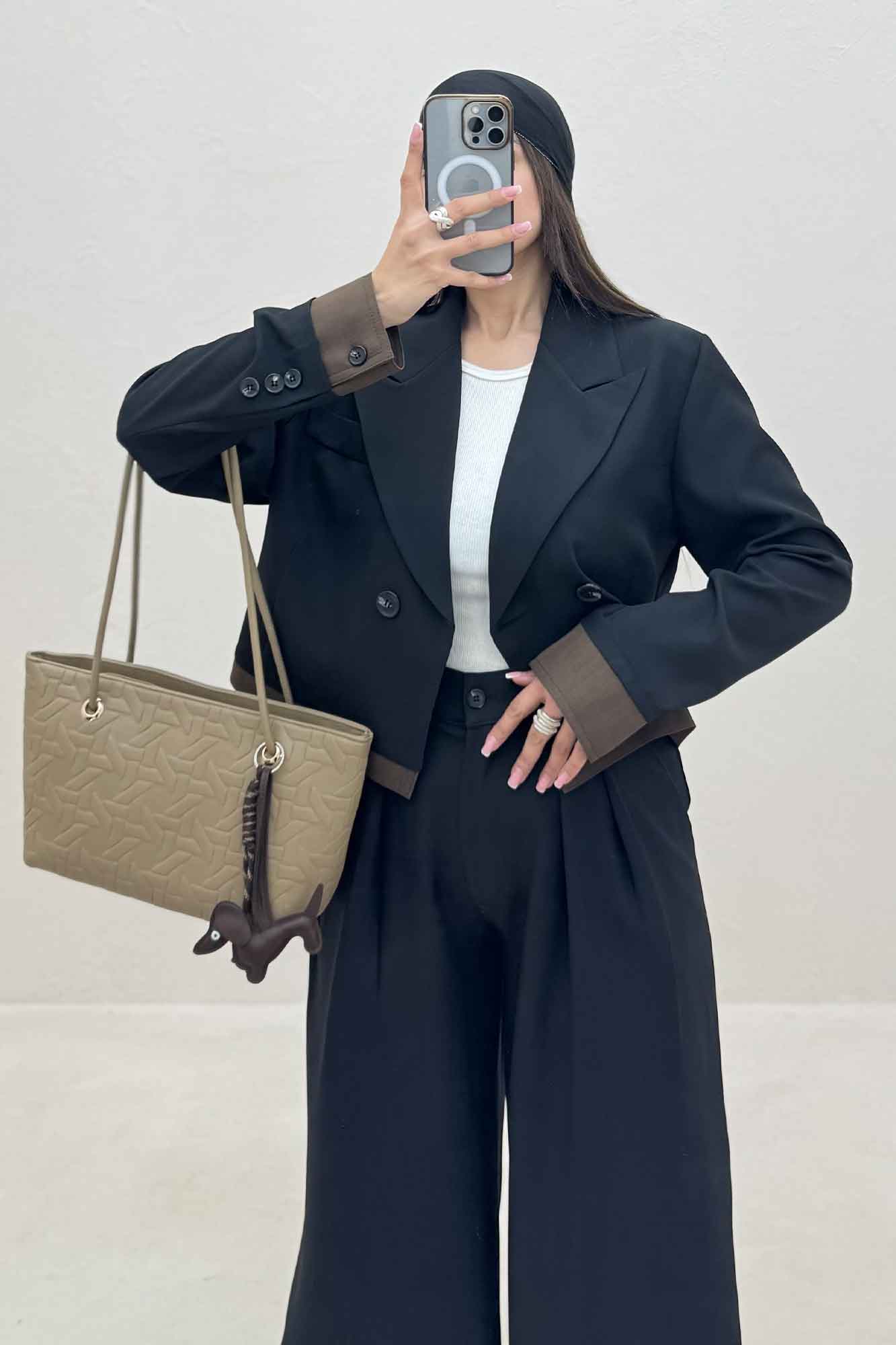 ست کت و شلوار بزیاق مچ دوتیکه لیوا