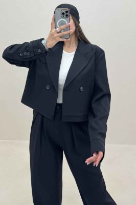 ست کت و شلوار بزیاق مچ دوتیکه لیوا