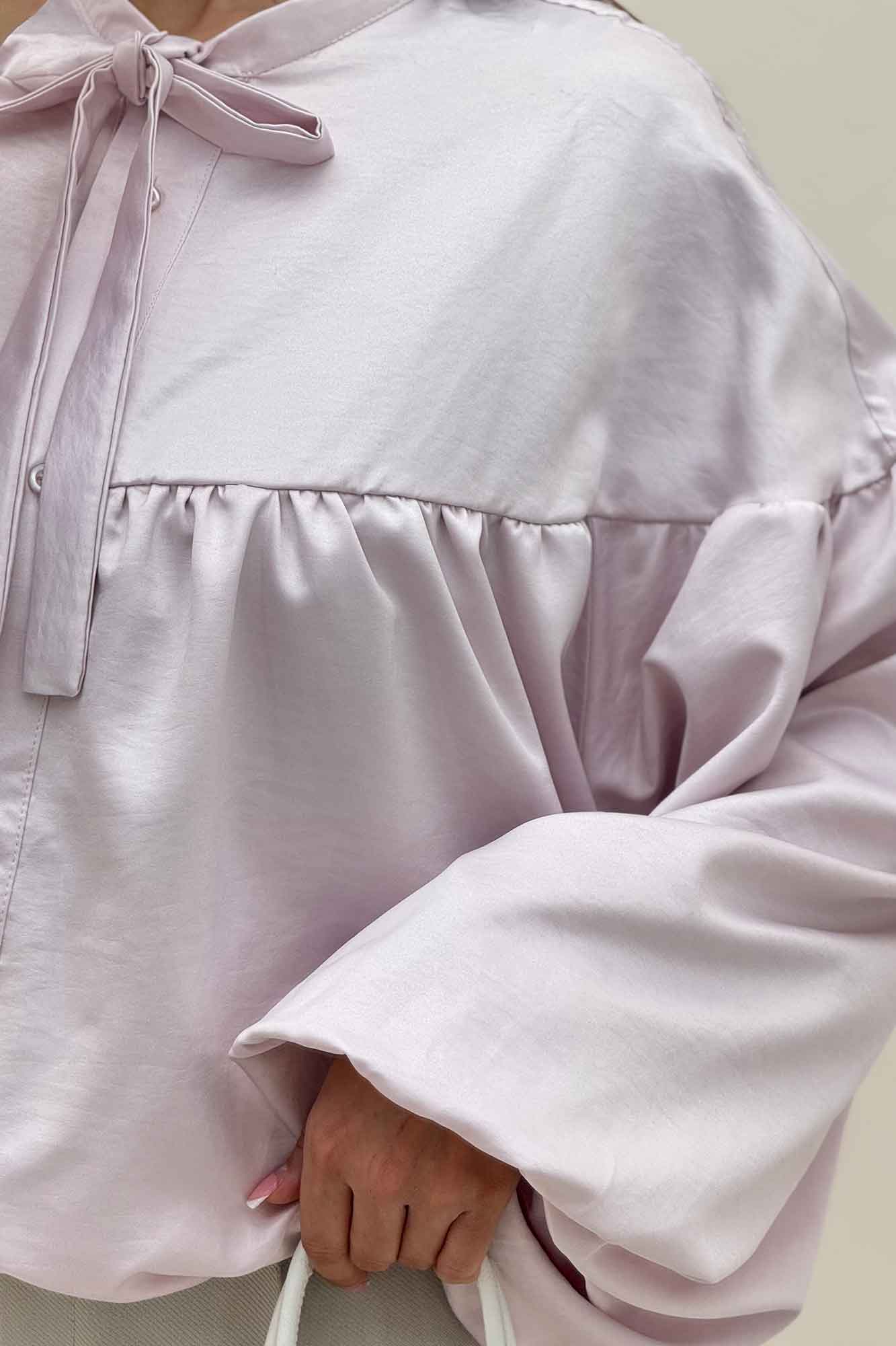 شومیز آستردار لاریسا مدل نوپلس