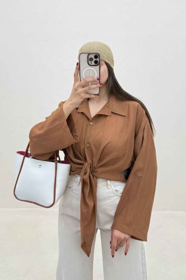 شومیز گره ای NR زارا
