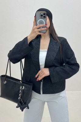 کت ژاکارد دو در جیب طرح بتجقه