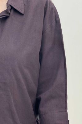شومیز لینن پشت دکمه کد 798