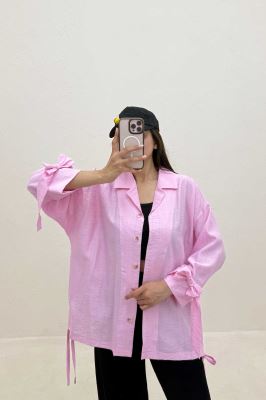 شومیز مانتویی جگوار پاپیون