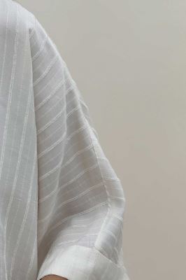 شومیز کیمونو پری راه راه بغل چاک