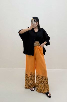 شومیز کیمونو تک جیب السا