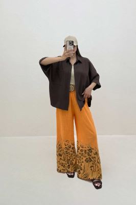 شومیز کیمونو تک جیب السا