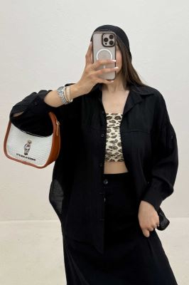شومیز NR زارا مچ دو حالته