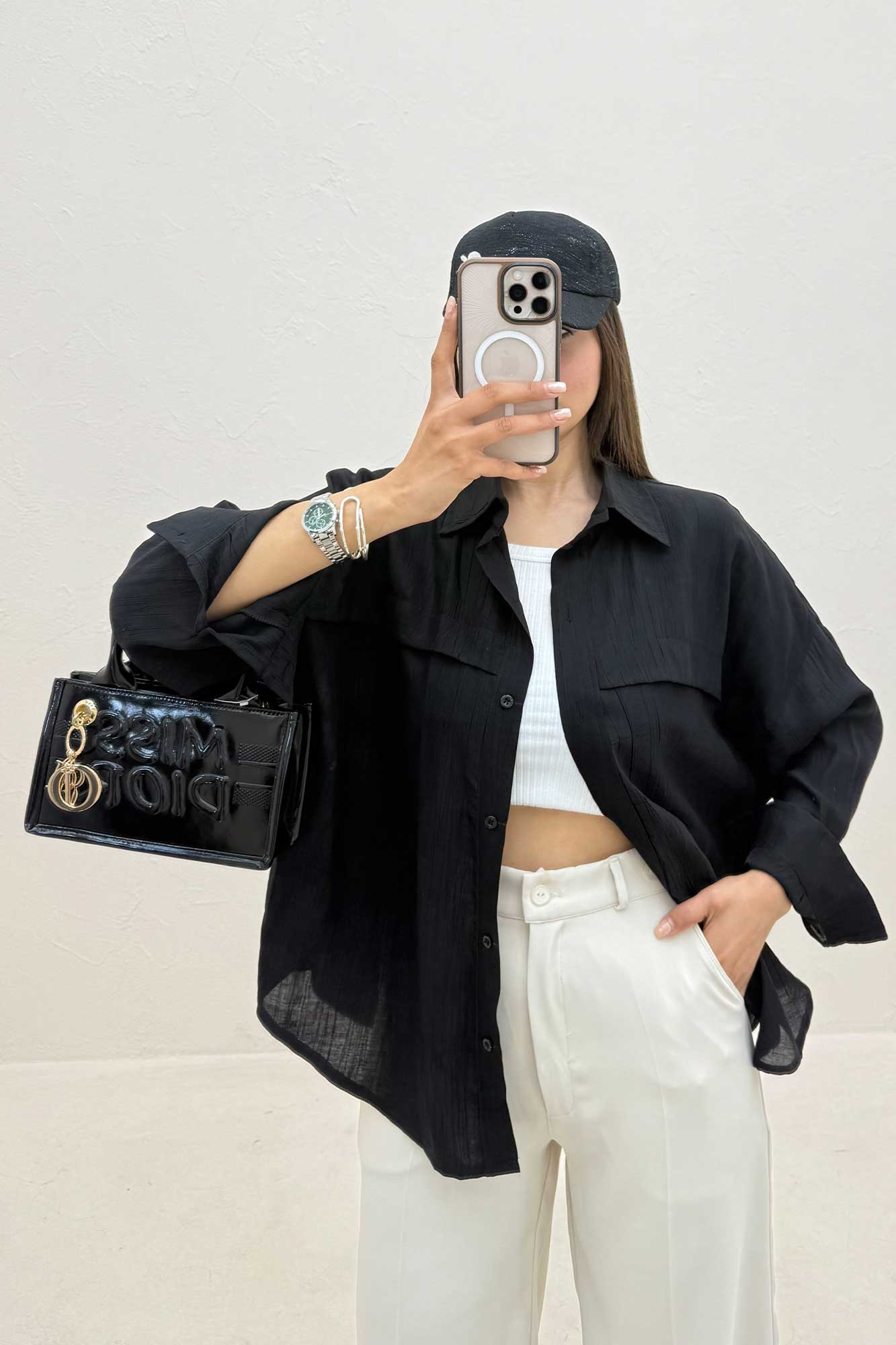 شومیز NR زارا سینه نوار