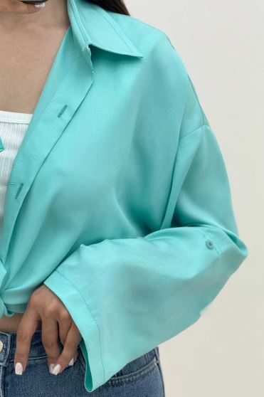 شومیز گره ای پری سیلک