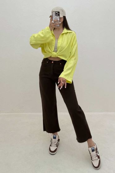 شومیز گره ای پری سیلک