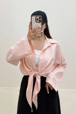 شومیز گره ای پری سیلک