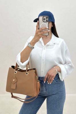 شومیز مانتویی مینیمال ساتن جولیا