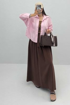 شومیز پری سیلک دو جیب کد 6174