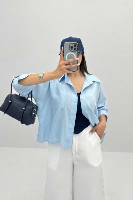 شومیز پری سیلک کد 7003