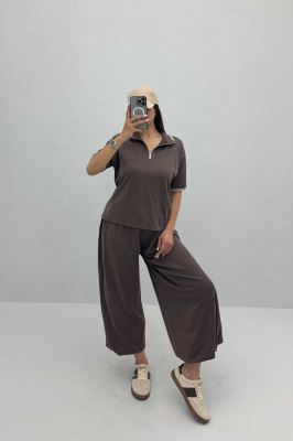 ست نیم زیپ و شلوار جاگر اویشو