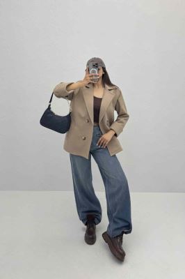 پالتو آستردار چهار دکمه فوتر LOOK