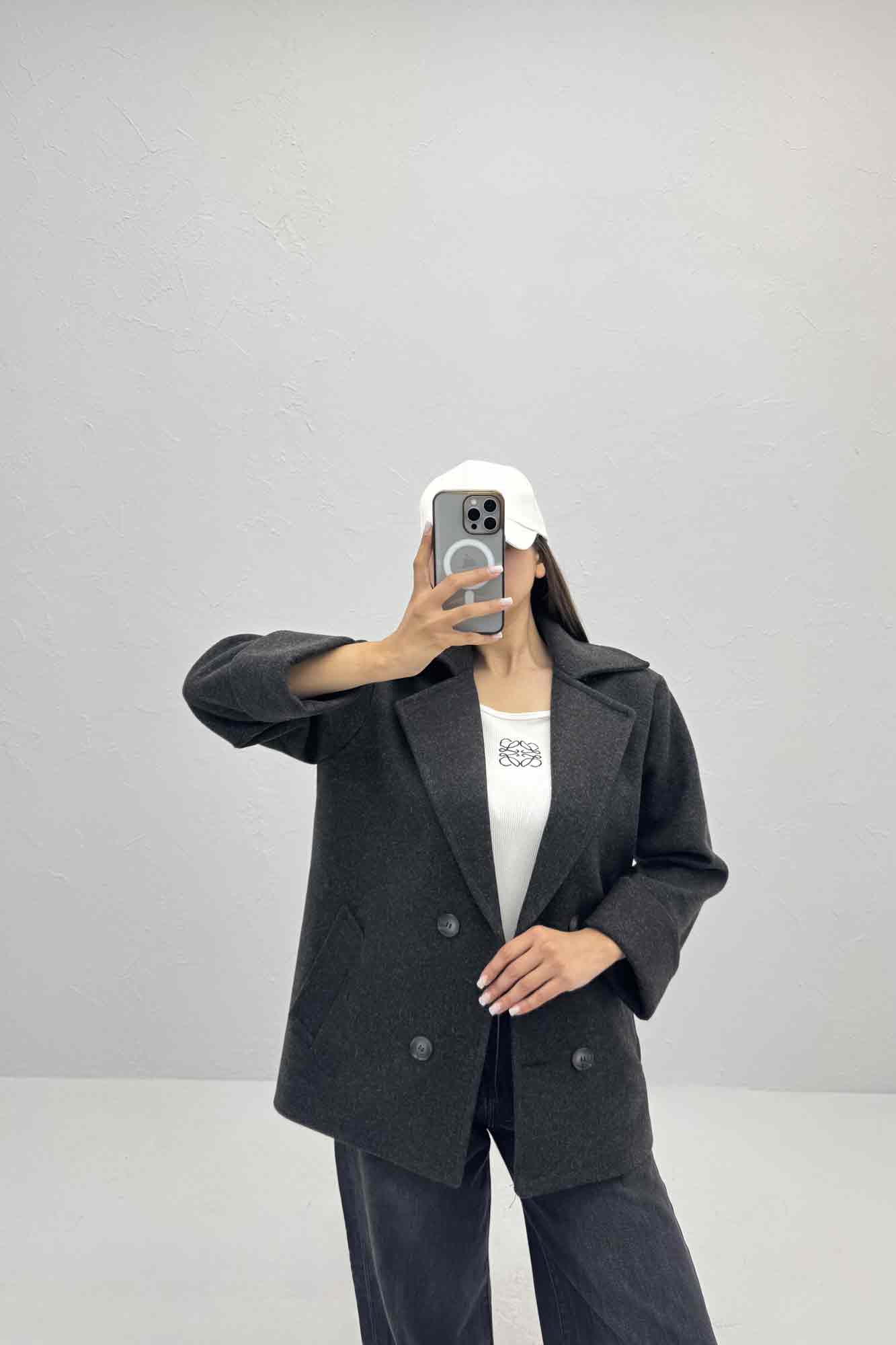 پالتو آستردار چهار دکمه فوتر LOOK