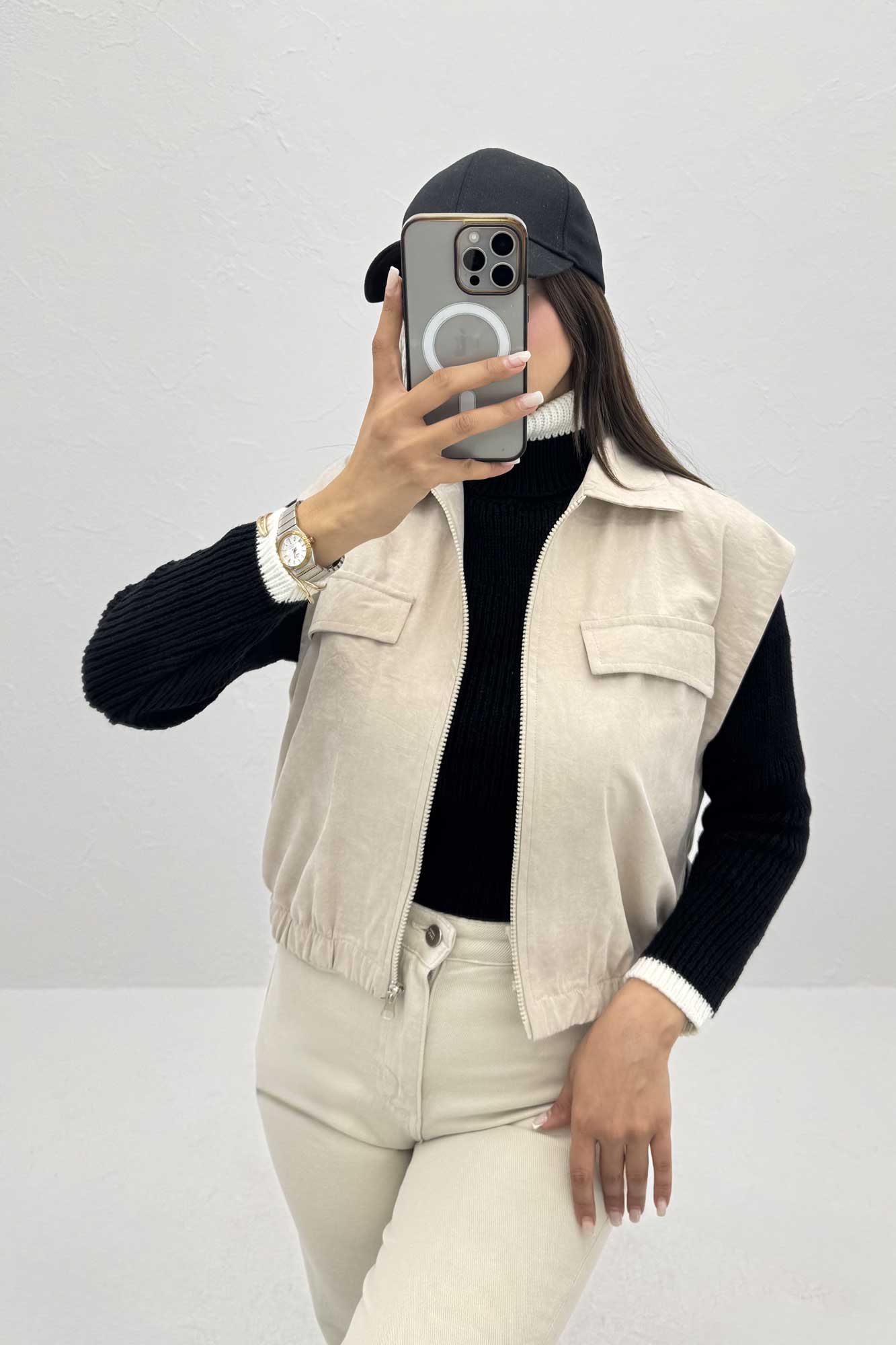 بامبر زیپی پایین کش لاریسا