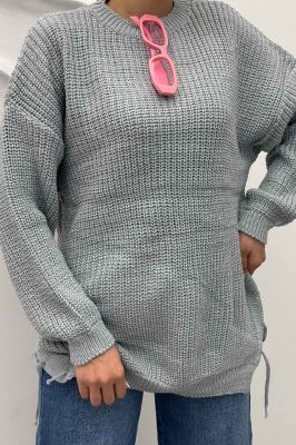 بلوز یقه گرد بغل بند