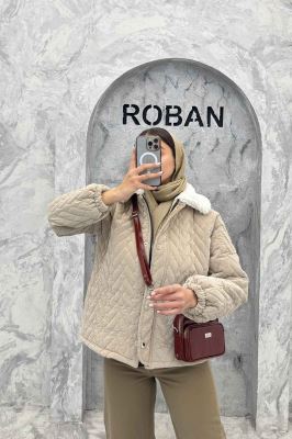 کاپشن سیلکونی یقه تدی