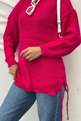 بلوز یقه گرد بغل بند