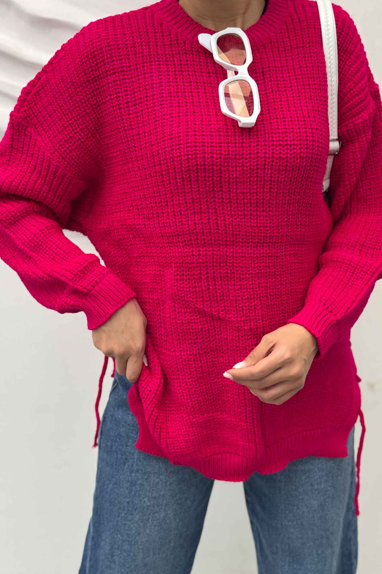 بلوز یقه گرد بغل بند