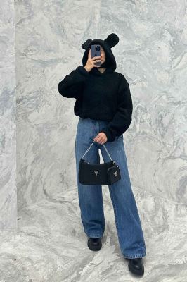 هودی تدی کراپ کلاهدار خرسی