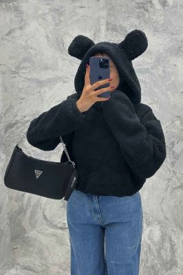 هودی تدی کراپ کلاهدار خرسی