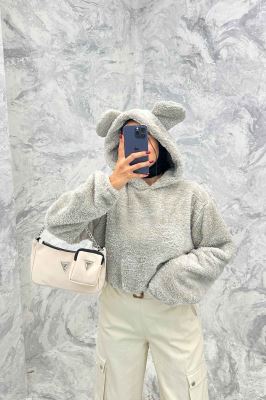 هودی تدی کراپ کلاهدار خرسی