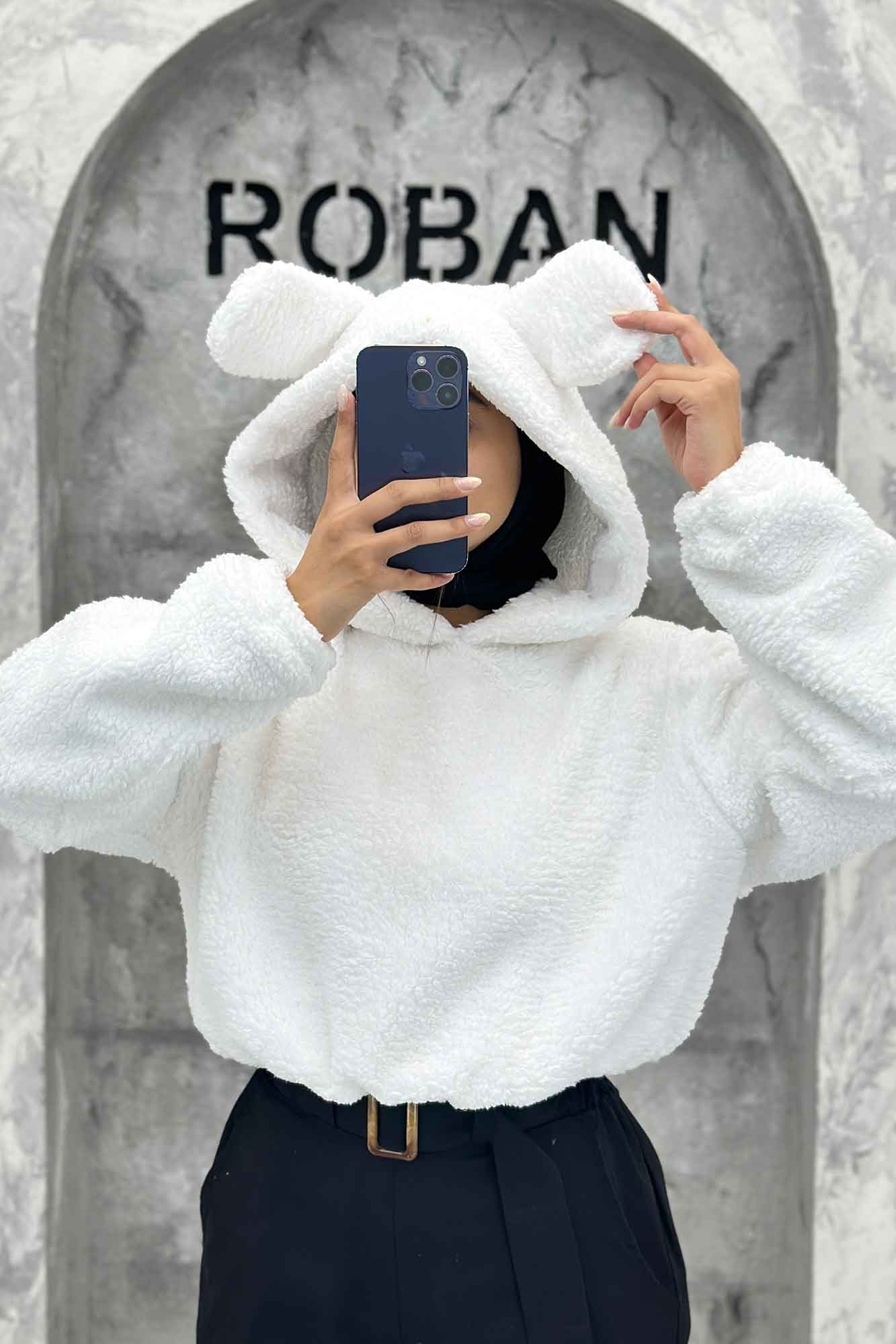 هودی تدی کراپ کلاهدار خرسی