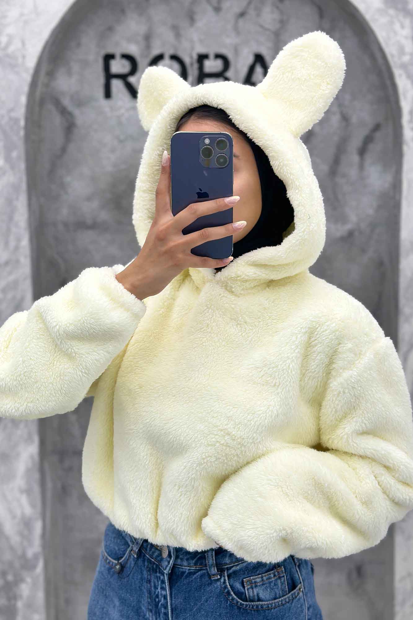 هودی تدی کراپ کلاهدار خرسی