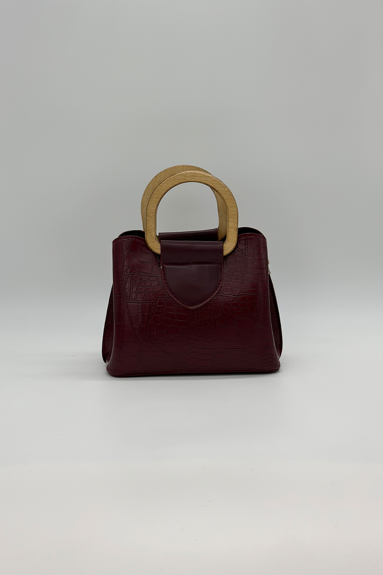 کیف دسته چوبی سه خانه 1248