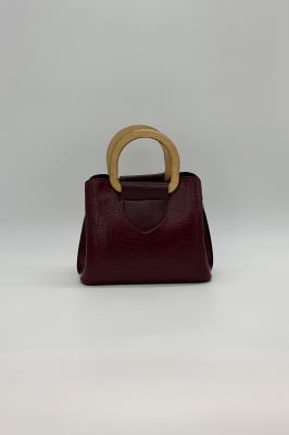 کیف دسته چوبی سه خانه 1248